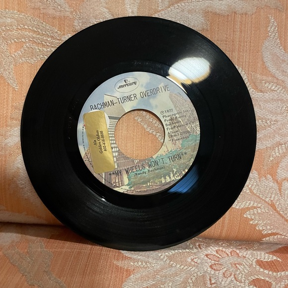 🍁 Vintage Bachman-Turner Overdrive 1977 Freeways My Wheels Won’t Turn 45 BTO 🍁 - Picture 2 of 3
